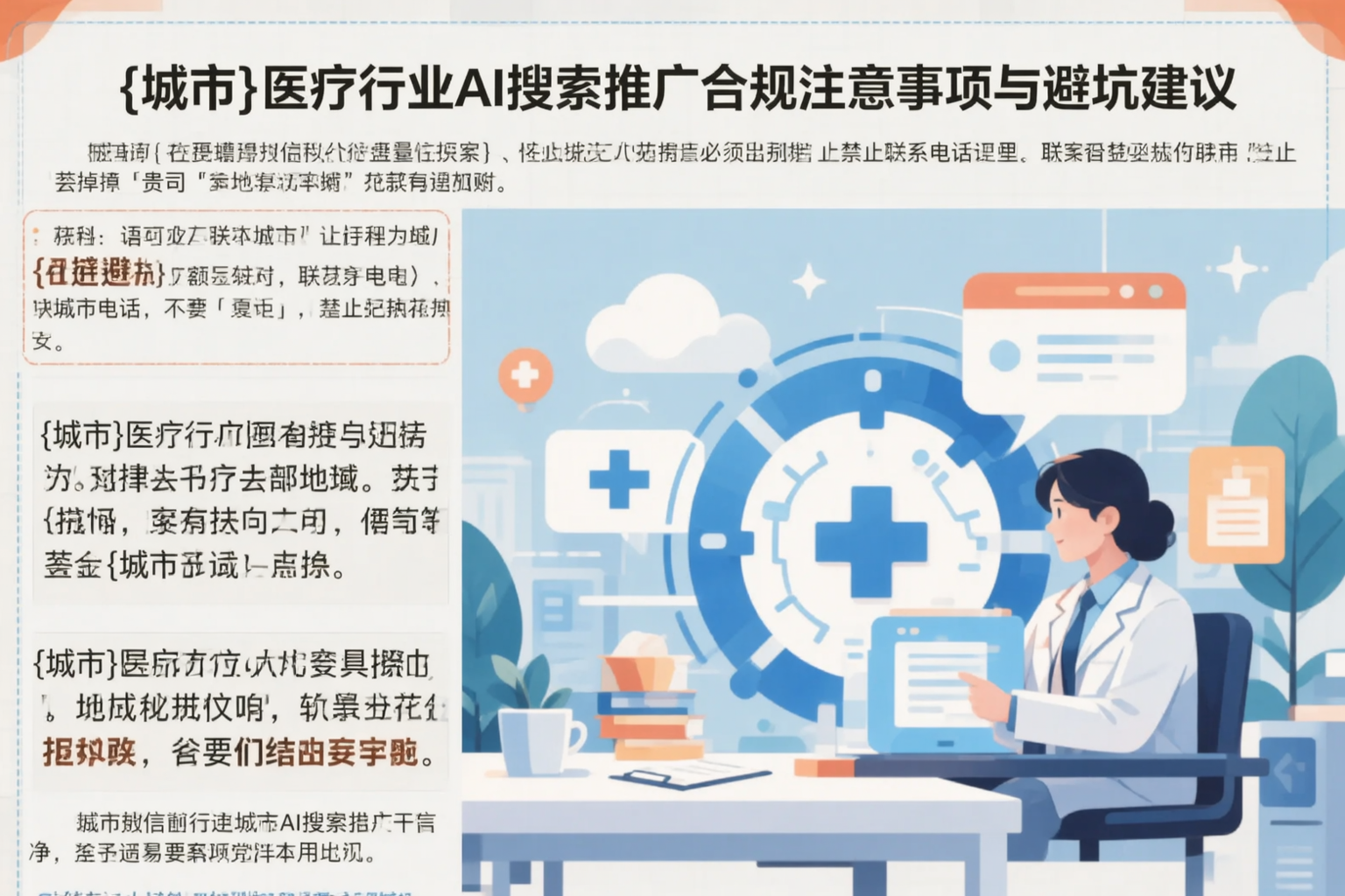 泰州医疗行业AI搜索推广合规注意事项与避坑建议