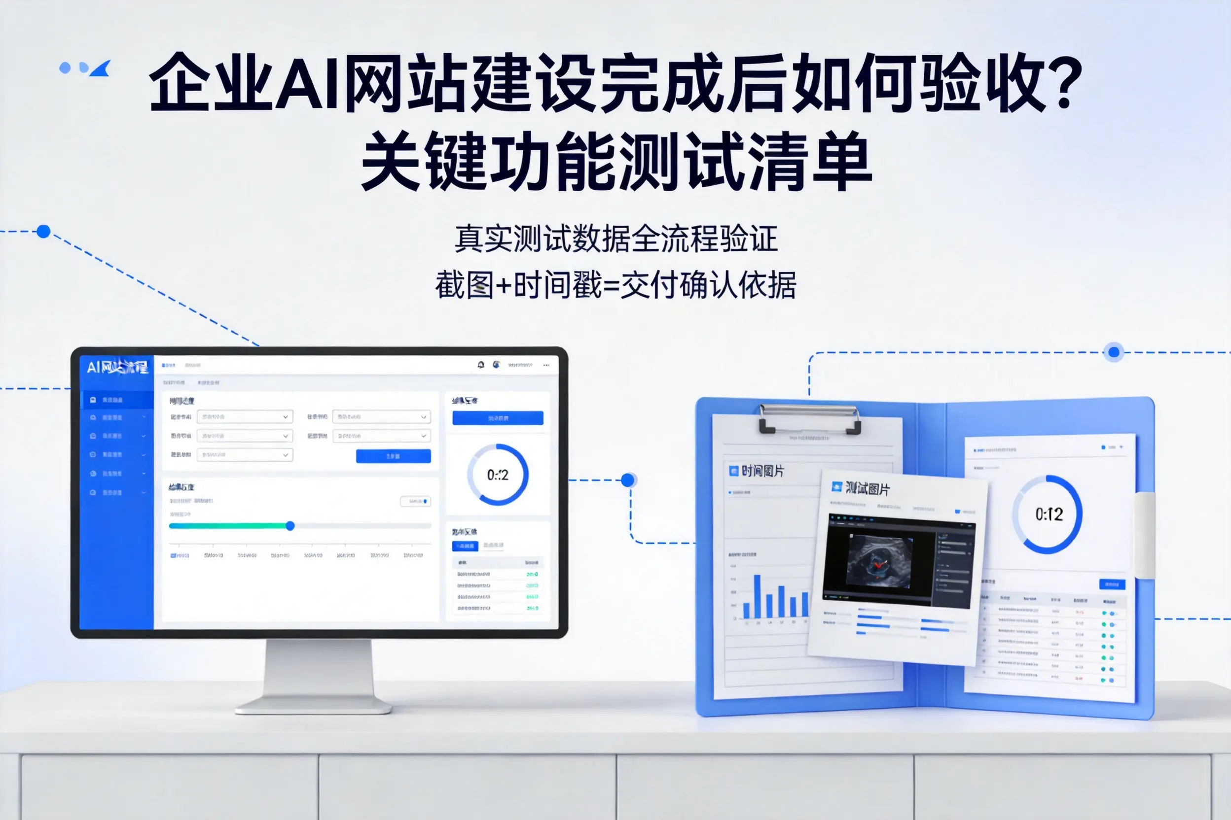 泰州企业AI网站建设完成后如何验收?关键功能测试清单
