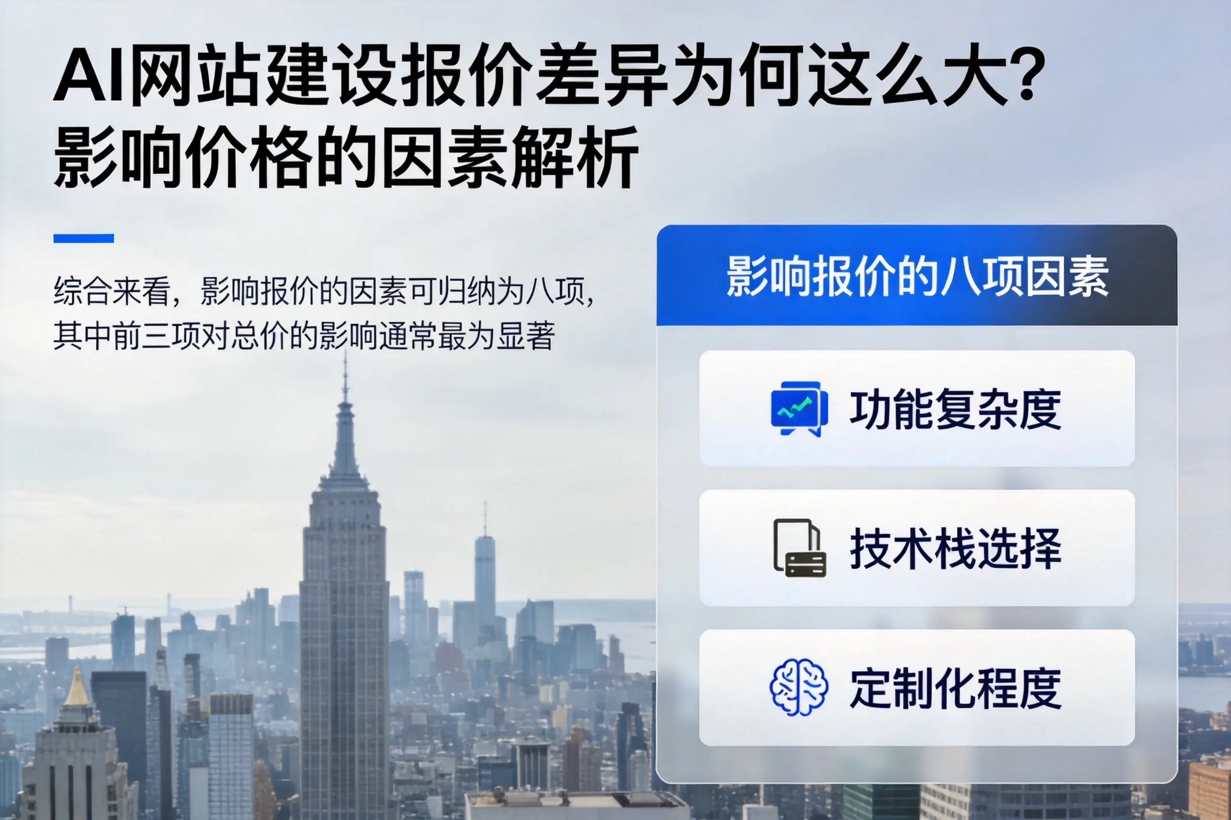 泰州AI网站建设报价差异为何这么大？影响价格的因素解析