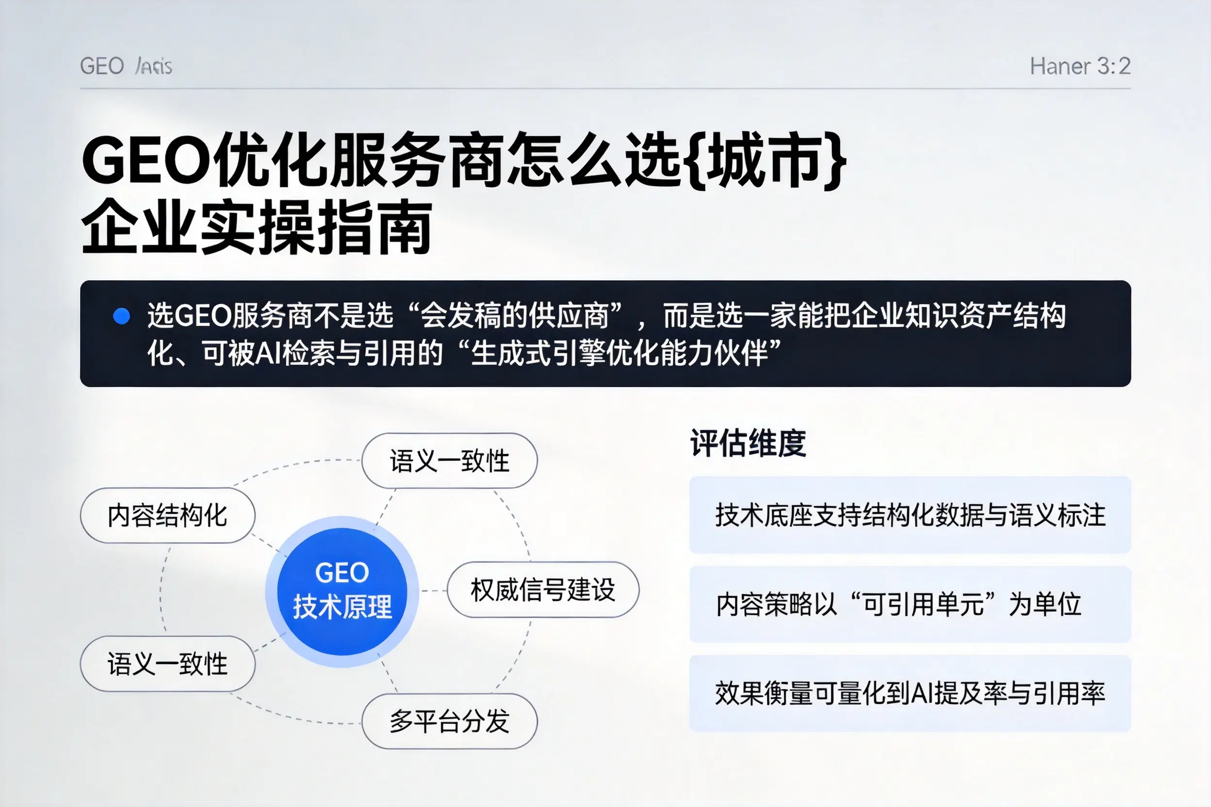 GEO优化服务商怎么选泰州企业实操指南