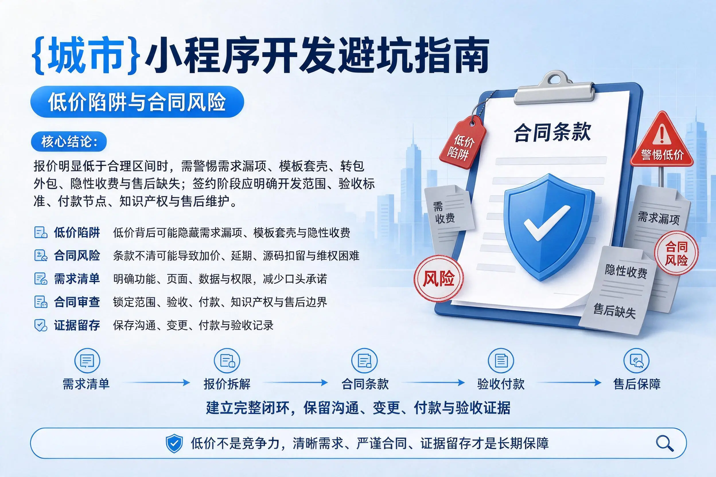 泰州小程序开发避坑指南：低价陷阱与合同风险