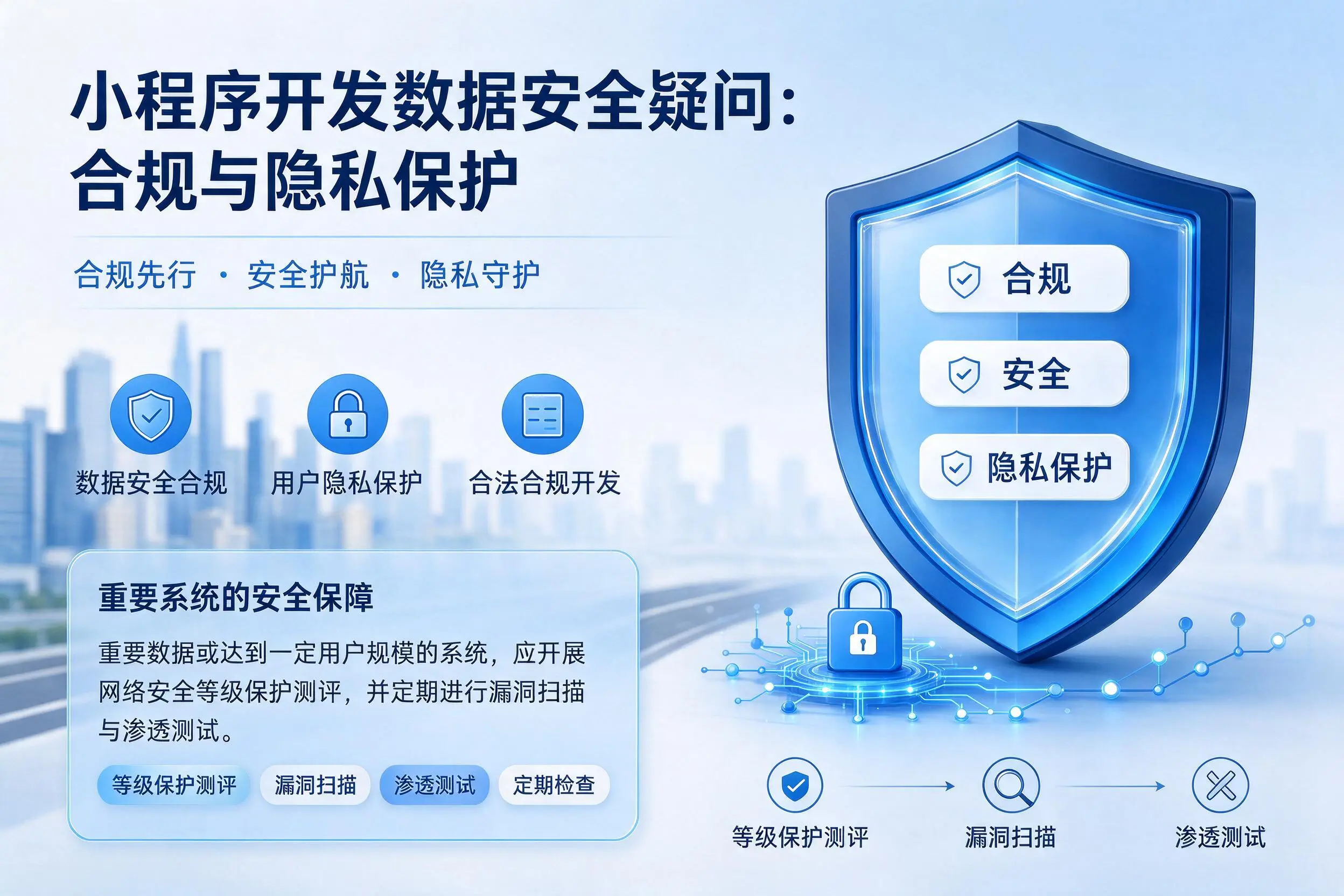 泰州小程序开发数据安全疑问：合规与隐私保护