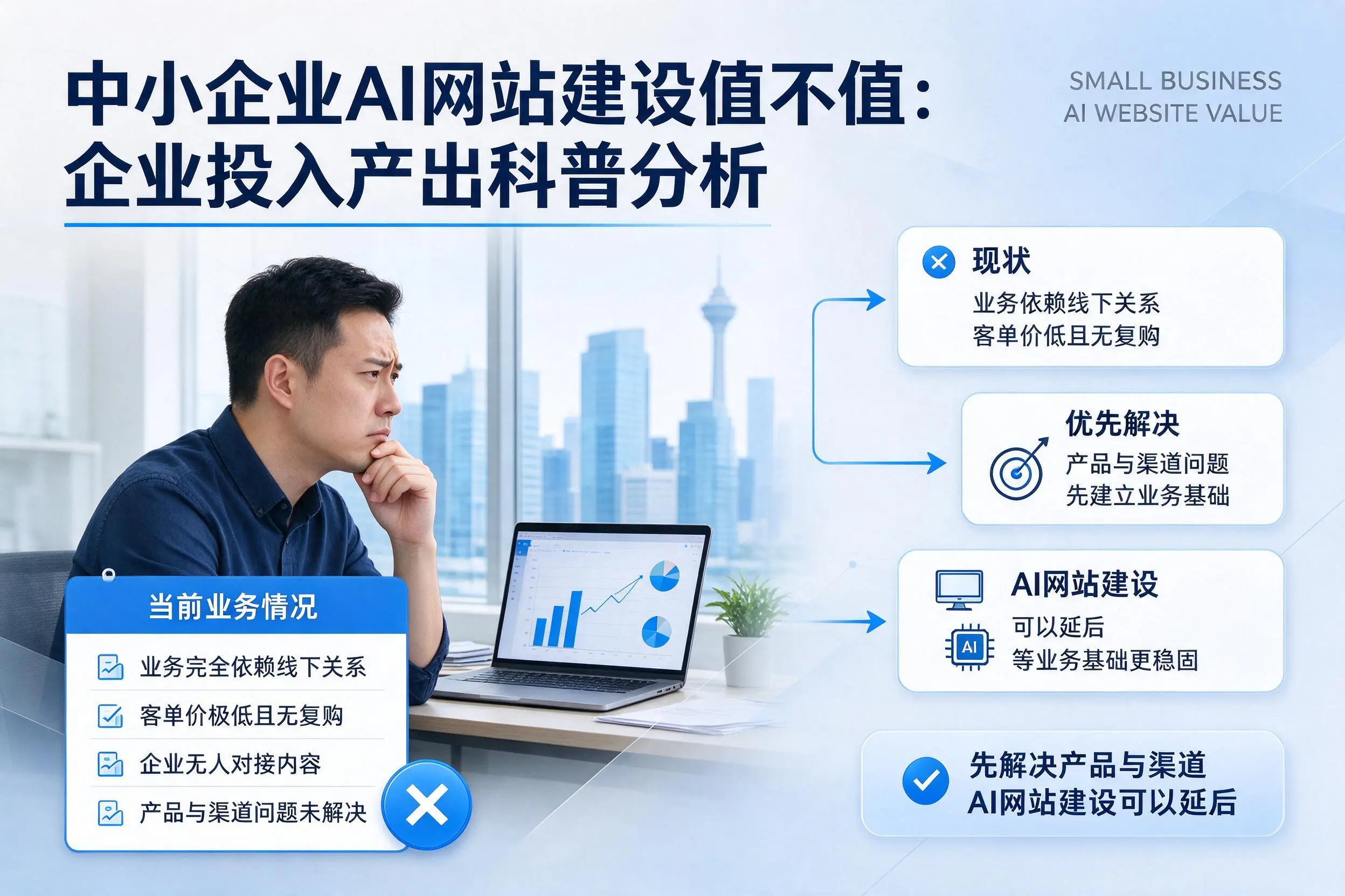 中小企业AI网站建设值不值:泰州企业投入产出科普分析