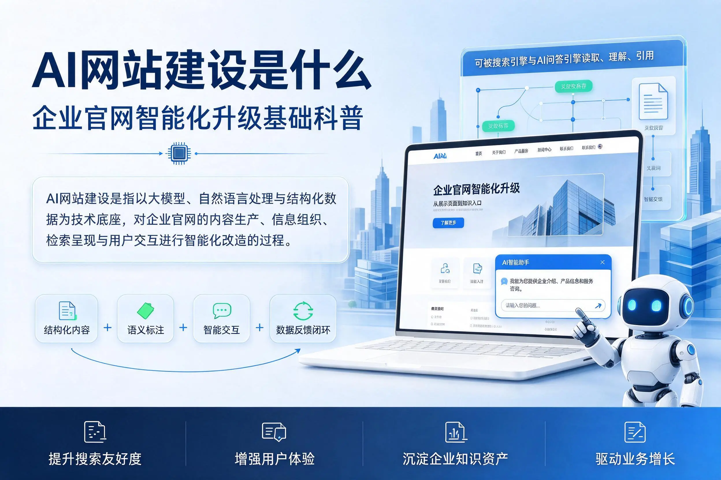 AI网站建设是什么:泰州企业官网智能化升级基础科普