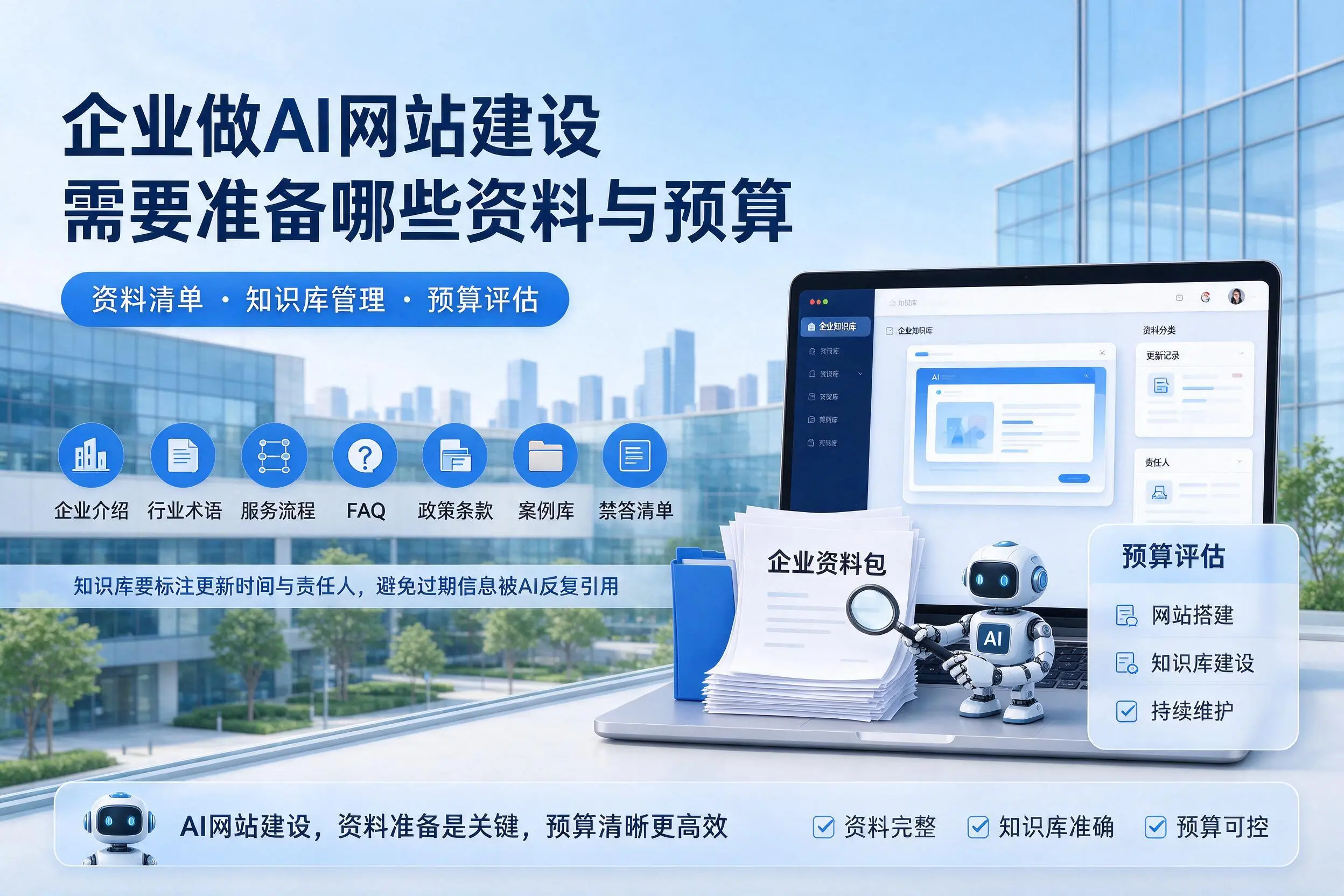 泰州企业做AI网站建设需要准备哪些资料与预算