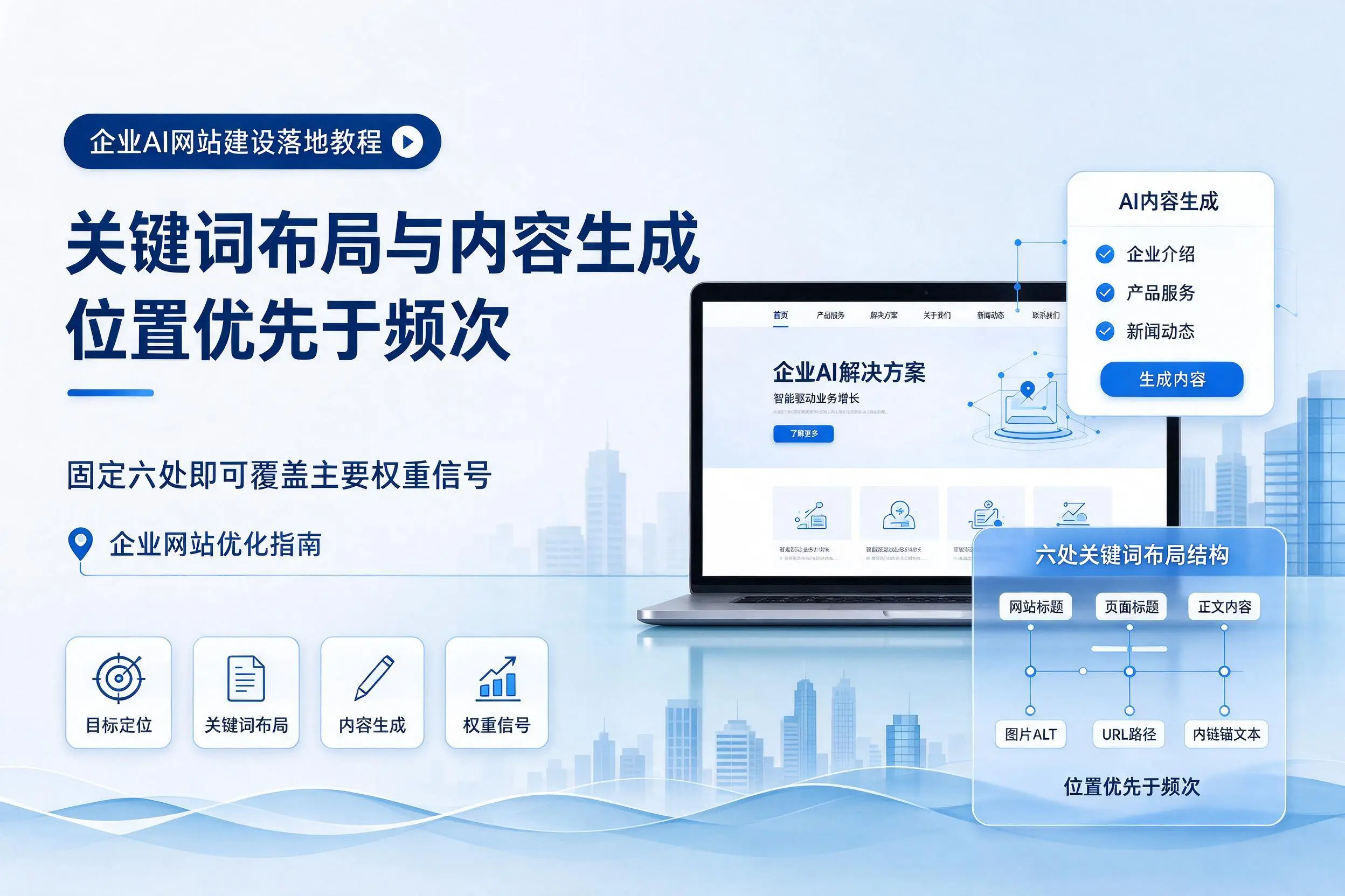 泰州企业AI网站建设落地教程:关键词布局与内容生成