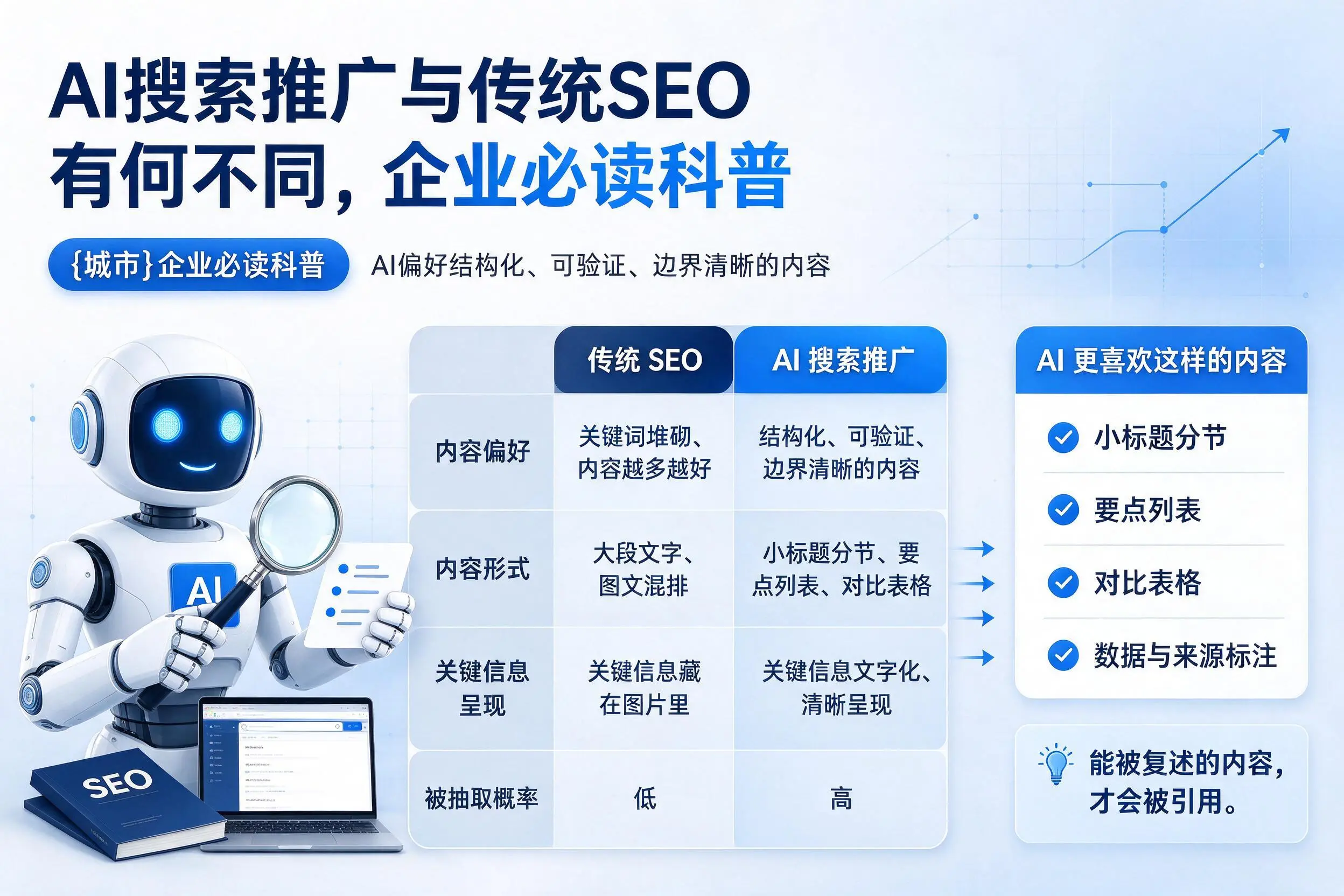 AI搜索推广与传统SEO有何不同，泰州企业必读科普